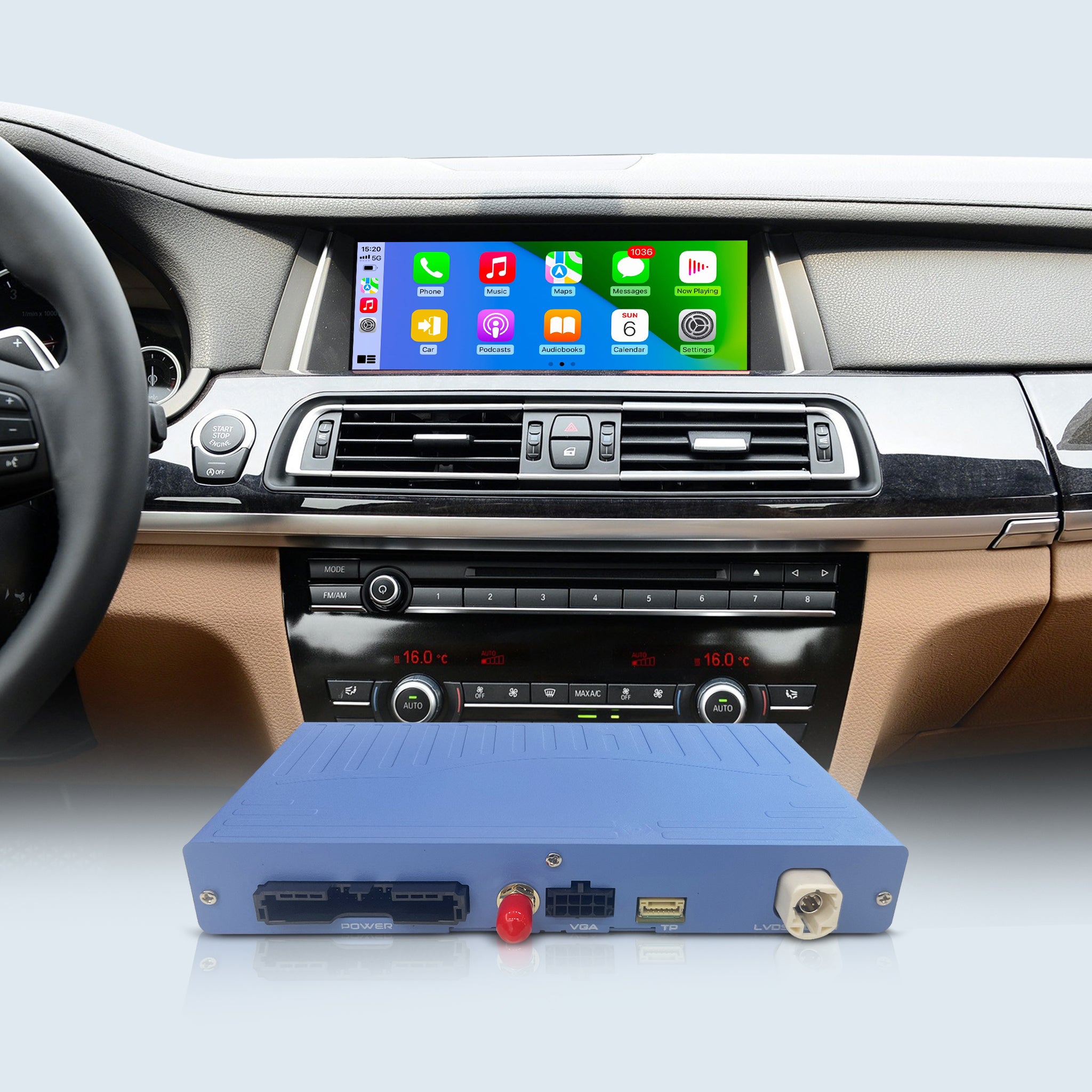 Gen3 Wireless CarPlay & Android Auto Decoder Module for BMW CCC/CIC/NBT/EVO/MGU System Upgrade