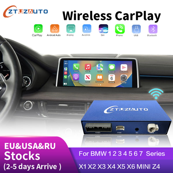 Wireless CarPlay Android Auto for BMW 1 2 3 4 5 7 Series X1 X3 X4