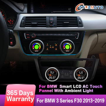 Car AC Panel for BMW 3 Series F30 F31 F34 F35 2013-2019 Air Conditioning Control Touch LCD Climate Digital Screen Plug and Play