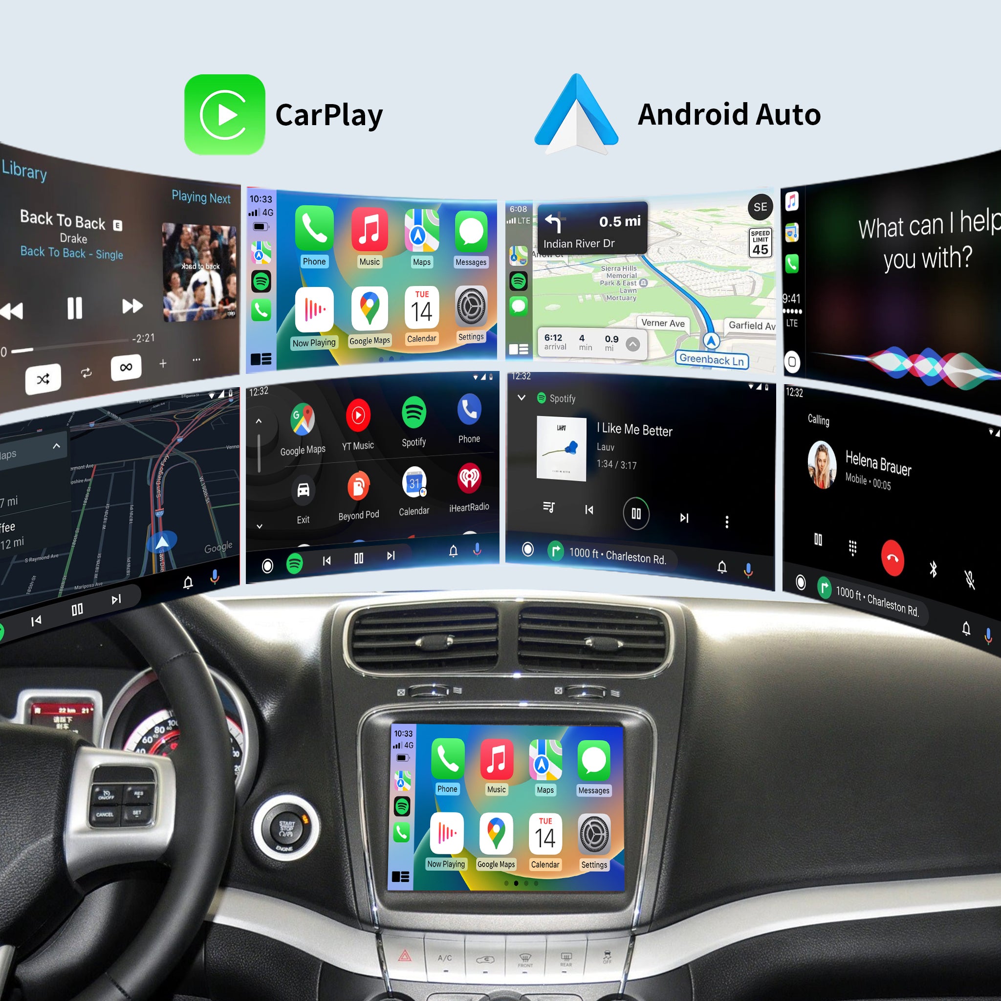 Wireless CarPlay & Android Auto Module for Fiat Freemont / 500 / 500X (2013-2014) | ONLY for 8.4