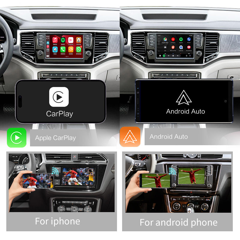 Wireless CarPlay Android Auto for Volkswagen VW Polo Golf Touareg Tiguan Teramont Passat MIB System , Module Box Video Interface