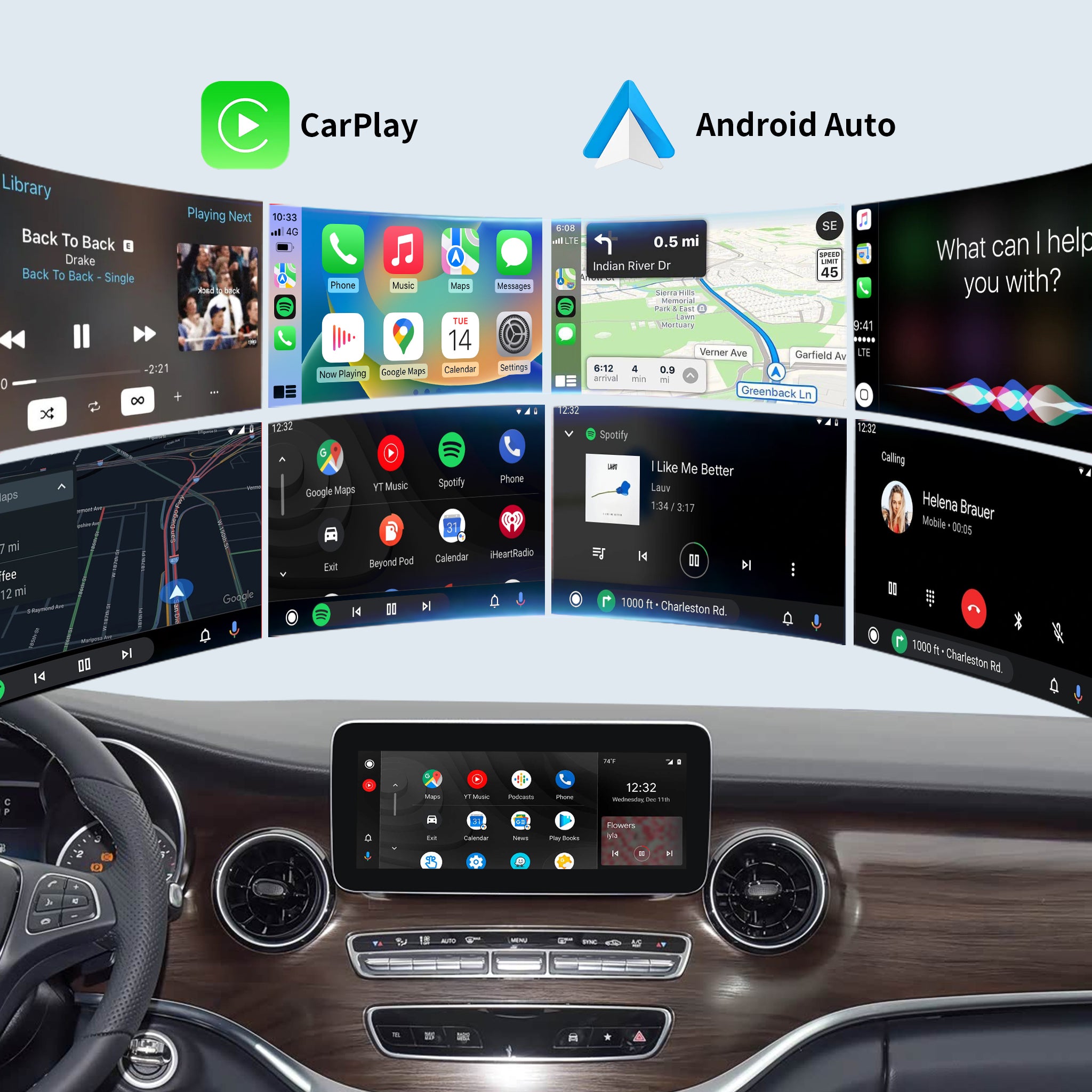 Wireless CarPlay & Android Auto Module for Mercedes-Benz V-Class / Vito (W447) | NTG 5.0 & NTG 6.0 Upgrade