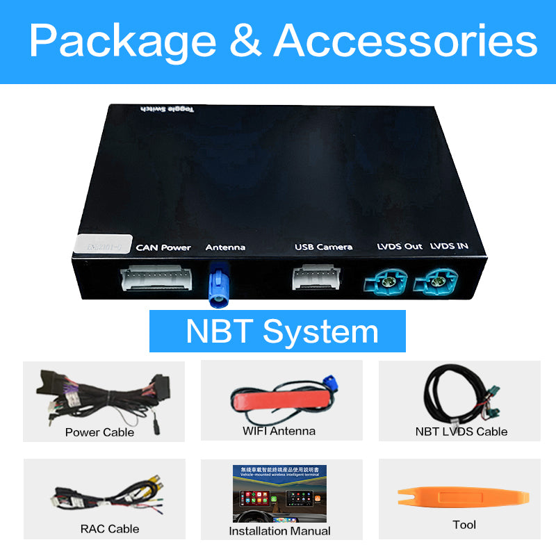 Wireless CarPlay Android Auto for BMW 1 2 3 4 5 7 Series X1 X3 X4 X5 X6 I3 I8 MINI M3 M4 M5 Z4