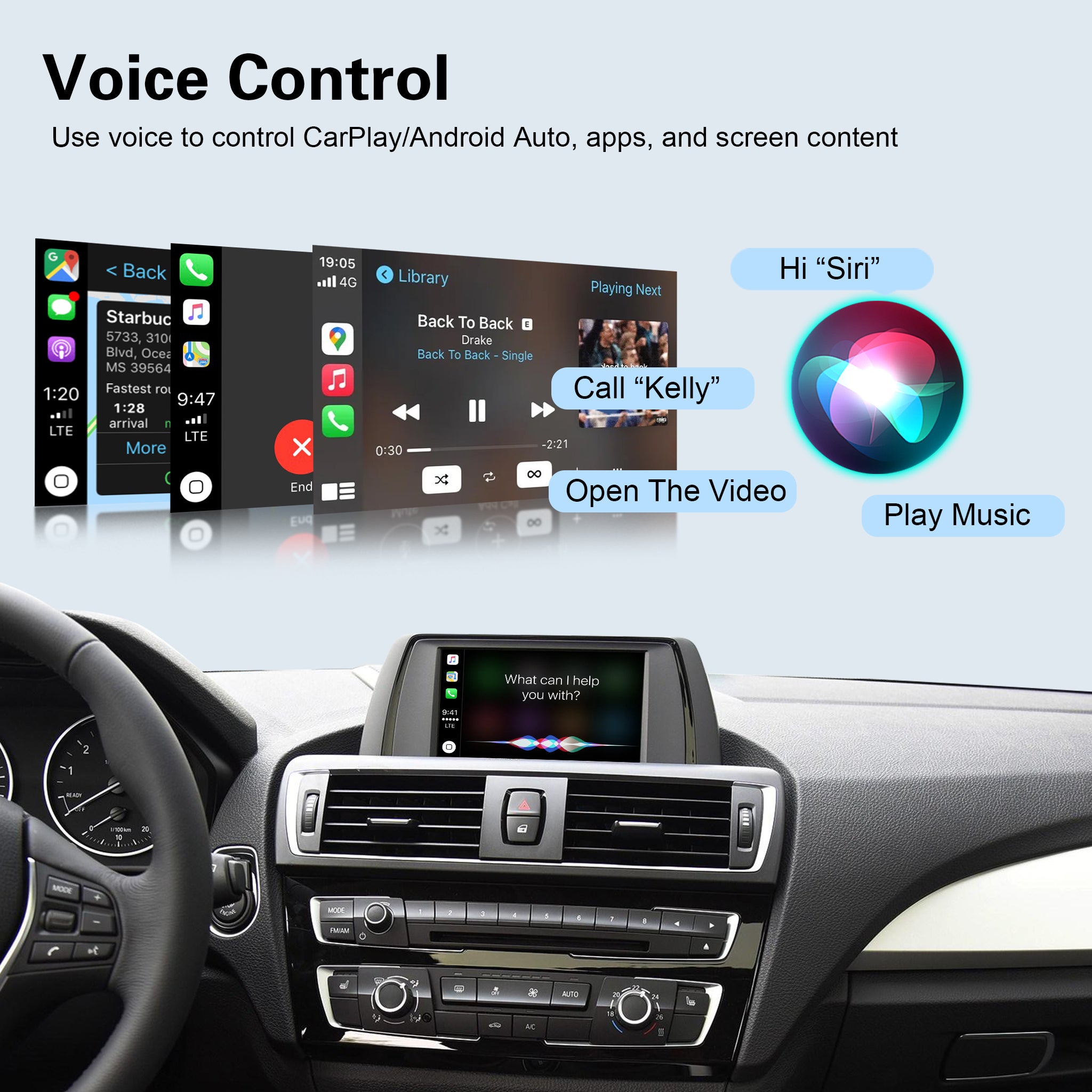 Gen3 Wireless CarPlay & Android Auto Decoder Module for BMW CCC/CIC/NBT/EVO/MGU System Upgrade