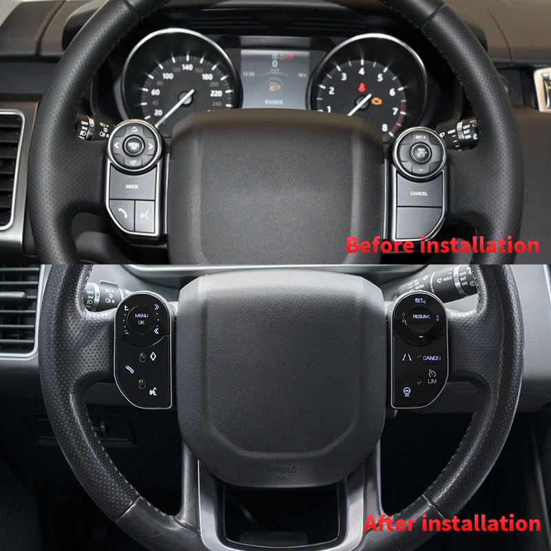 Car Touch Steering Wheel Control Buttons for Ranger Rover Sport L494/Discovery 5 LR5/Ranger Rover Vogue L405 ,Keep OEM Datas