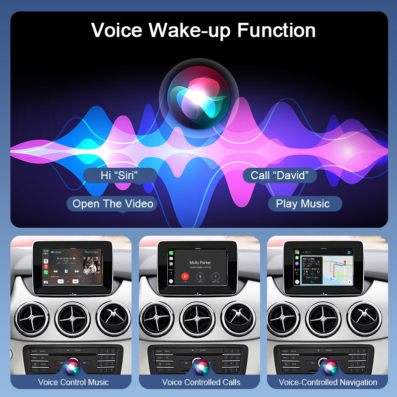 Wireless Portable CarPlay Android Auto AirPlay Screen Upgrade for Mercedes Benz A/B/C/E/S/CLA/GLA/GLC/CLS/GLE W205 Mirror Link