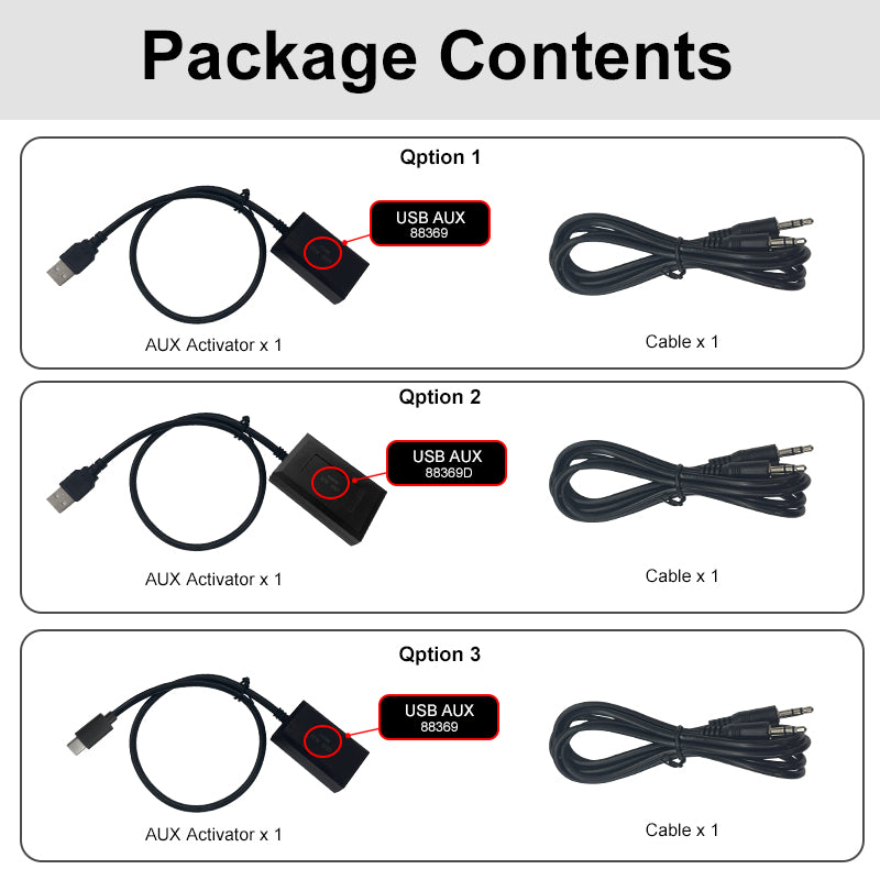 AUX to USB Adapter for Mercedes Benz NTG 5.0/5.1/5.5/6.0 System Audio Input Output Converter Aux Activator
