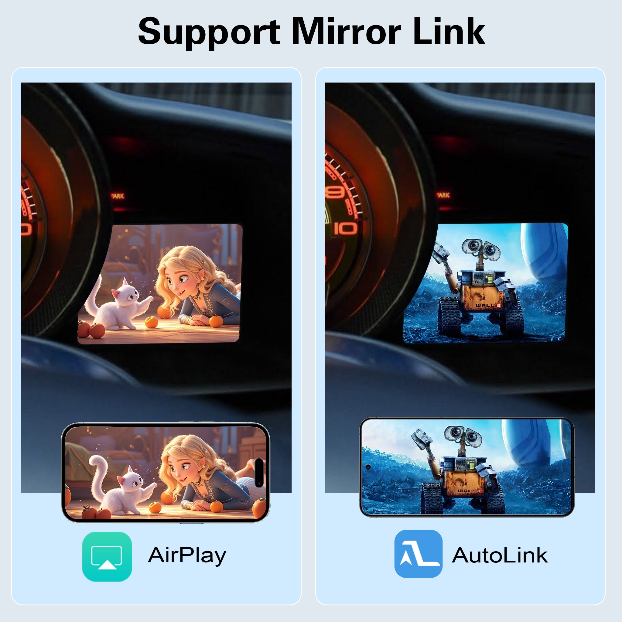 Wireless CarPlay & Android Auto Module for Ferrari 458 / 488 | Instrument Cluster Screen Upgrade