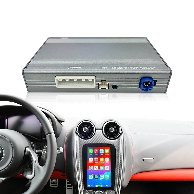 Wireless Apple CarPlay Android Auto Adapter Box Compatible for McLaren 12C 650S 570S 600LT 540C 675LT CarPlay Integration Module