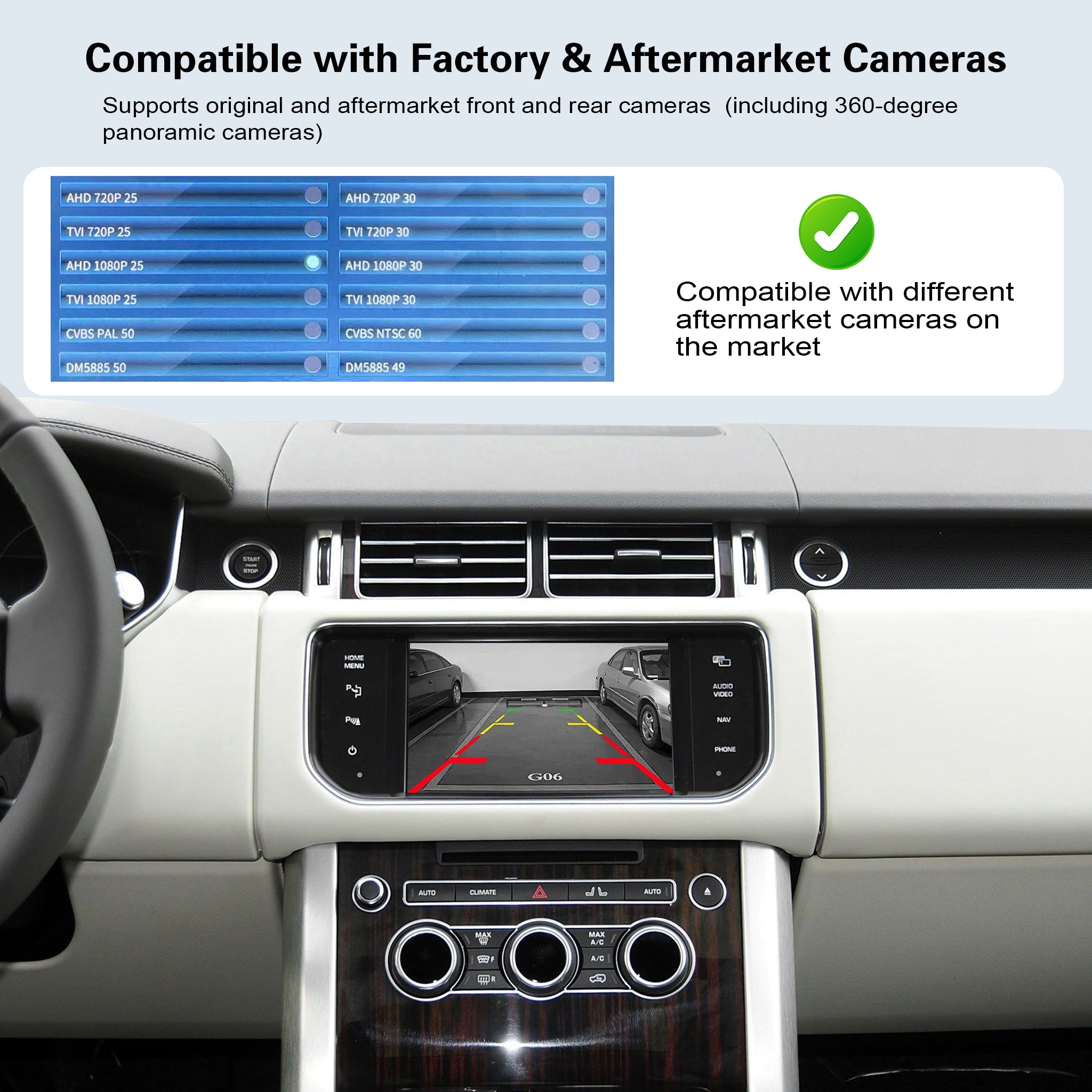 CarPlay Interface for Land Rover Discovery 4, Freelander 2, Range Rover-Requires Bosch Head Unit
