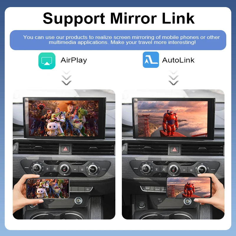 ZTUZAUTO GEN3 MIB3 Wireless CarPlay Android Auto Box Voice Control Car Original Screen Upgrade for Audi A4/A5/Q2/Q4/Q5L