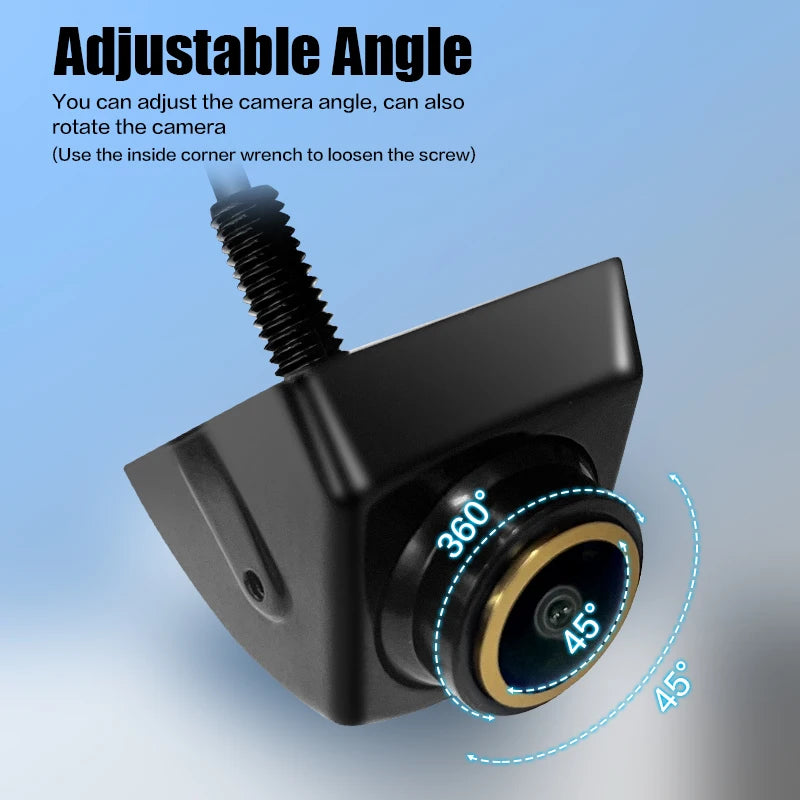 1080P AHD Car Backup Camera 170 Fisheye Golden Lens Night Vision Waterproof Universal VW Audi Nissan Kia Mazda Guiding Line 6M
