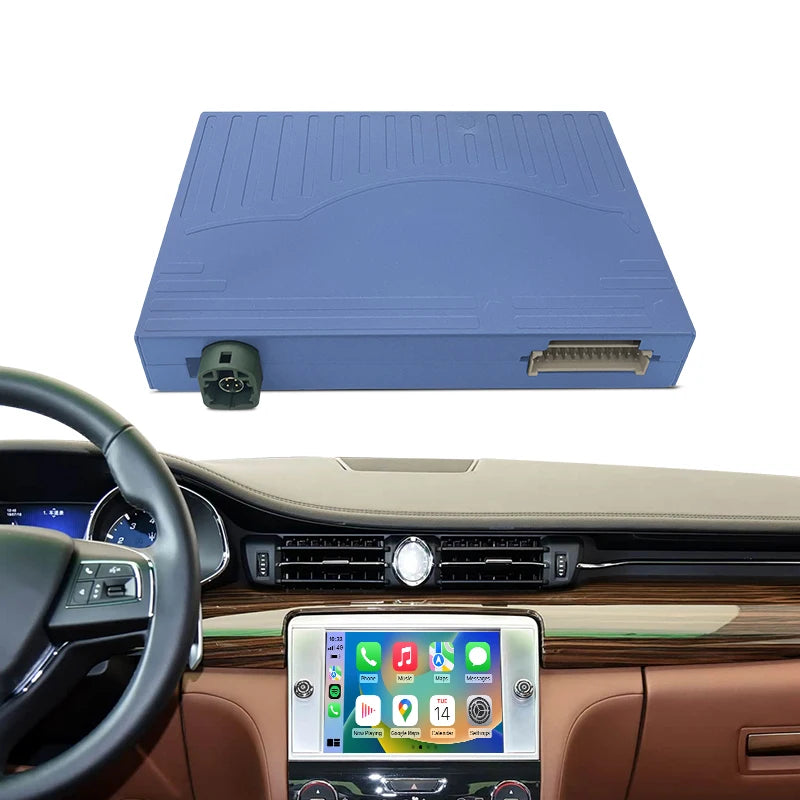 ZTUZAUTO Wireless Apple CarPlay Android Auto Mirror-Link AirPlay Touch Control for Maserati Ghibli 14-15/Quattroporte 13-16