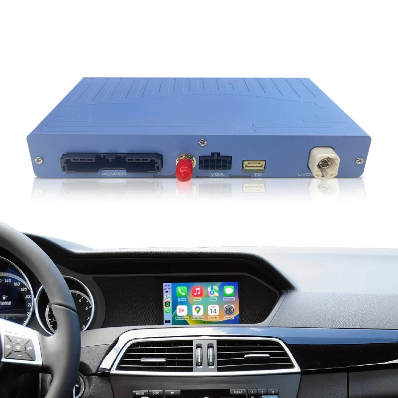 Wireless CarPlay Android Auto Adapter Voice Control 360 Camera Support for Mercedes Benz A/B/C/E Class GLA/CLA/GLK/SLK/CLS W204
