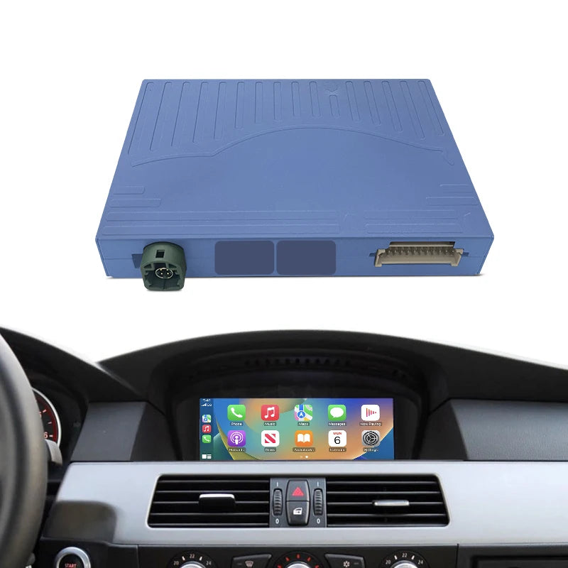 ZTUZAUTO Wireless CarPlay & Android Auto Adapter with USB Type-C for BMW 1/3/5/6 Series E81/E93/E60/E63/X5/X6 E70 E72