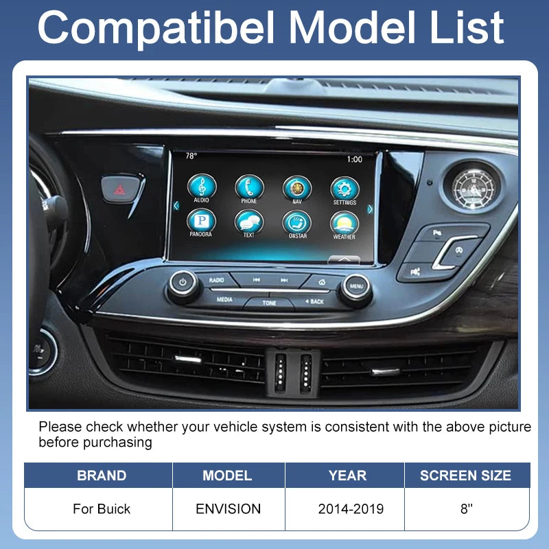 Wireless CarPlay Android Auto Adapter for Buick Envision 2014-2019 OEM 8