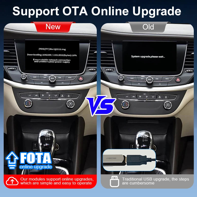 Wireless CarPlay Android Auto Adapter Ztuzauto Buick Verano 2015-2019 2.5/2.0 Support Mirror Screen AirPlay Reverse Camera 1