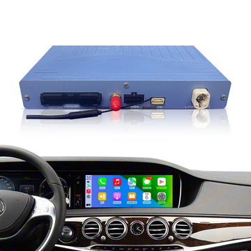 Wireless CarPlay Android Auto for Mercedes Benz S-Class W222 2014-2018 E-Class 2014 OEM Screen Upgrade with MirrorLink AirPlay