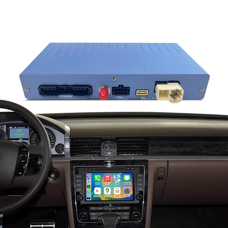Wireless CarPlay Android Auto Adaptor RNS510 Series ZTUZAUTO Volkswagen Phaeton RNS 810 2009-2015 Steering Wheel Control