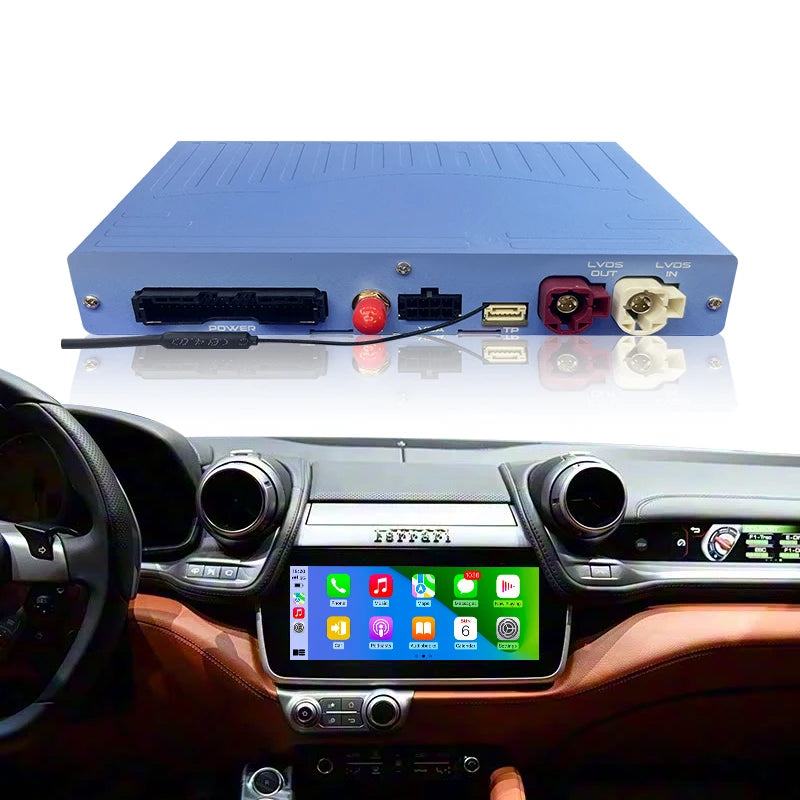 Wireless CarPlay Smart Module Ferrari California T/Portofino/GTC4Lusso/BR20 Support Android Auto AirPlay Autolink Cameras