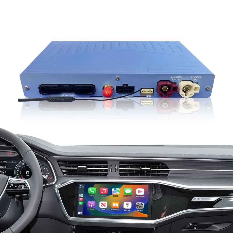 ZTUZAUTO Wireless CarPlay Audi A6 Q6 2019-2025 MIB3 System Android Auto Mirror-Link Retrofit AirPlay Support Cameras