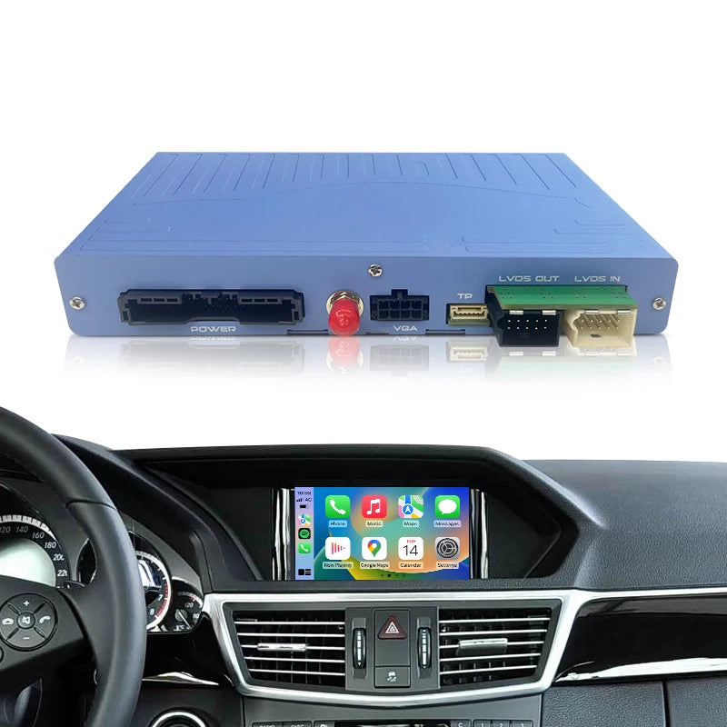 Wireless CarPlay Android Auto Adapter for Mercedes Benz C E Class GLK CLS SLK W204 W212 X204 W218 R172 NTG4.0 Radio Upgrade