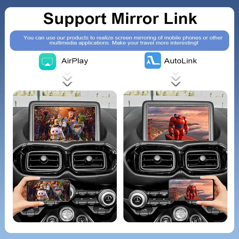 Wireless CarPlay Android Auto Aston Martin Vantage 18-22/DB11 16-20 OEM Screen Upgrade Support Voice Control Camera Portable