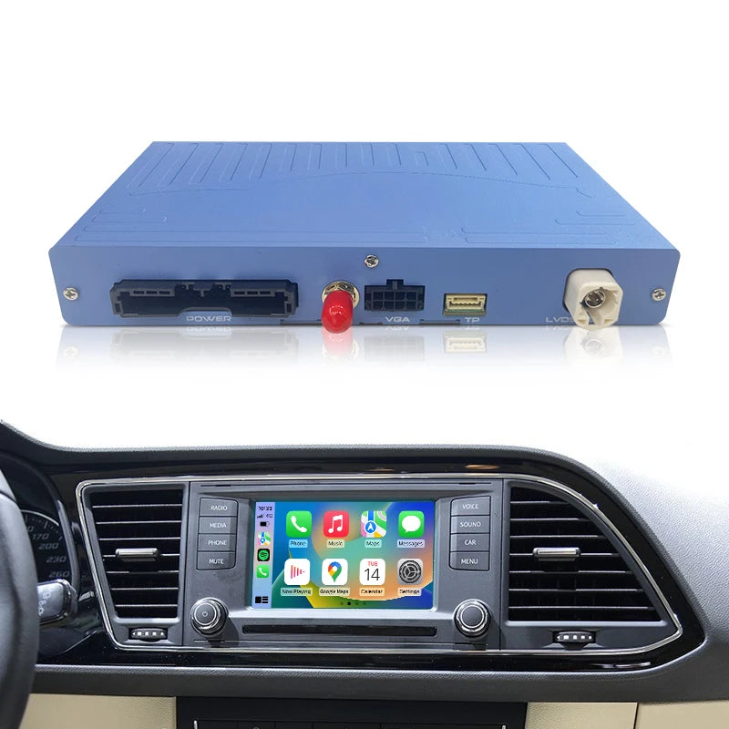 Wireless CarPlay Android Auto Adapter Seat Series MIB/MIB2 2013-2016 Support Mirror Link AirPlay Spotify Rear Cameras Skoda