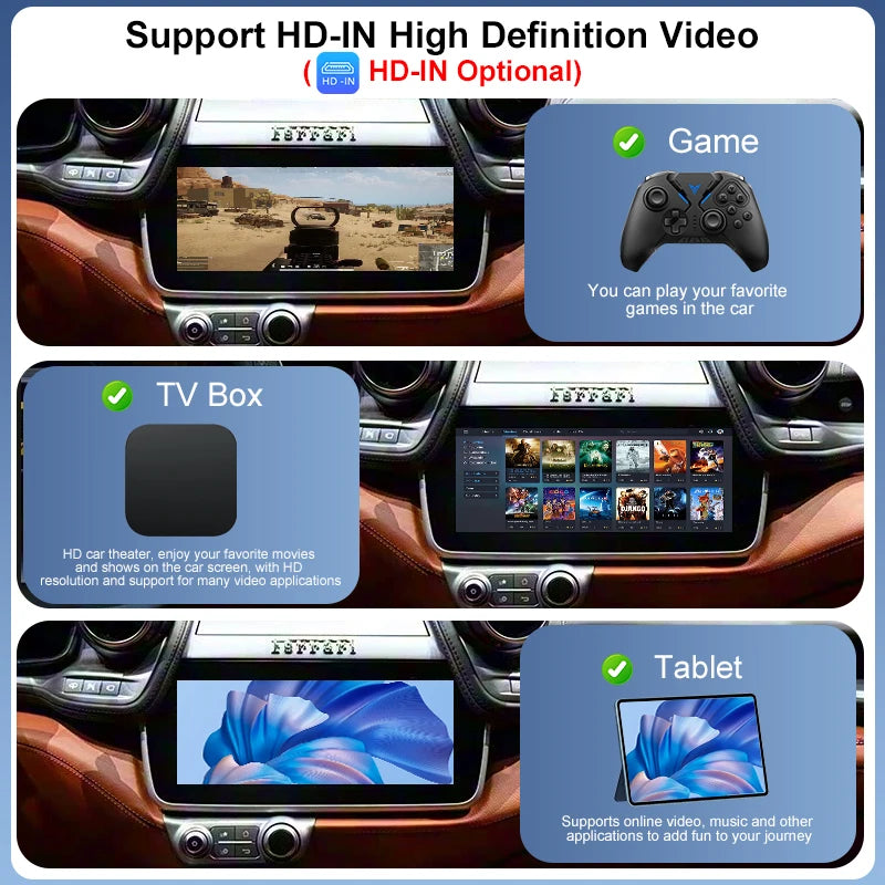 Wireless CarPlay Smart Module Ferrari California T/Portofino/GTC4Lusso/BR20 Support Android Auto AirPlay Autolink Cameras