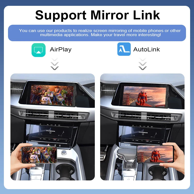 ZTUZAUTO Wireless CarPlay Audi A6 Q6 2019-2025 MIB3 System Android Auto Mirror-Link Retrofit AirPlay Support Cameras