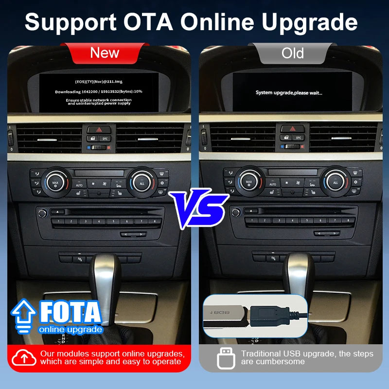 Wireless CarPlay Android Auto Adapter ZTUZAUTO ZT-MF-CIC for BMW 1/3/5/7 Series X1/X3/X5/X6 CIC System Android Mirror Link
