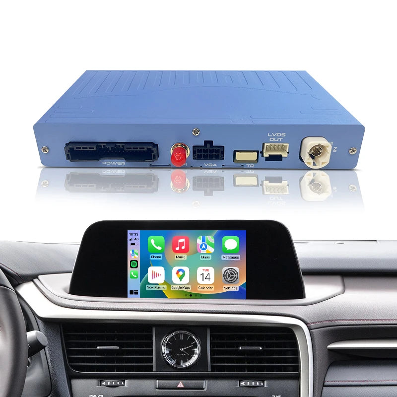 2026 Wireless CarPlay Android Auto Adapter Voice Control Camera Support for Lexus RX 2015-2022 Factory Screen Mirror Link AirPlay