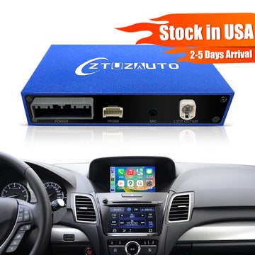 Car Ai Box Wireless CarPlay for Acura RDX Two Screens with Car Play Android Auto Mirror Link AirPlay Navi Support OEM Camera