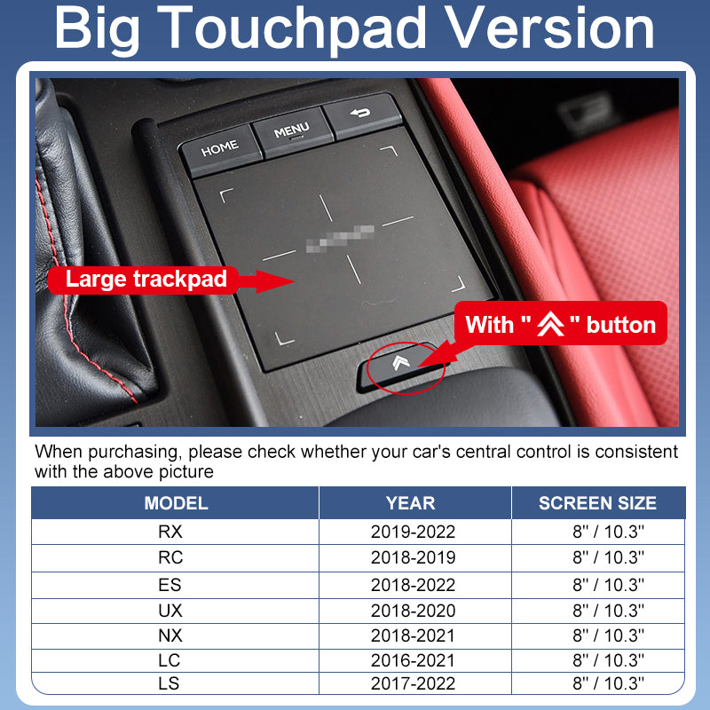 Wireless CarPlay for Lexus NX RX IS ES GS RC CT LS LX LC UX GX, 2014-2022 Android Auto Mirror Link AirPlay Car Play Functions
