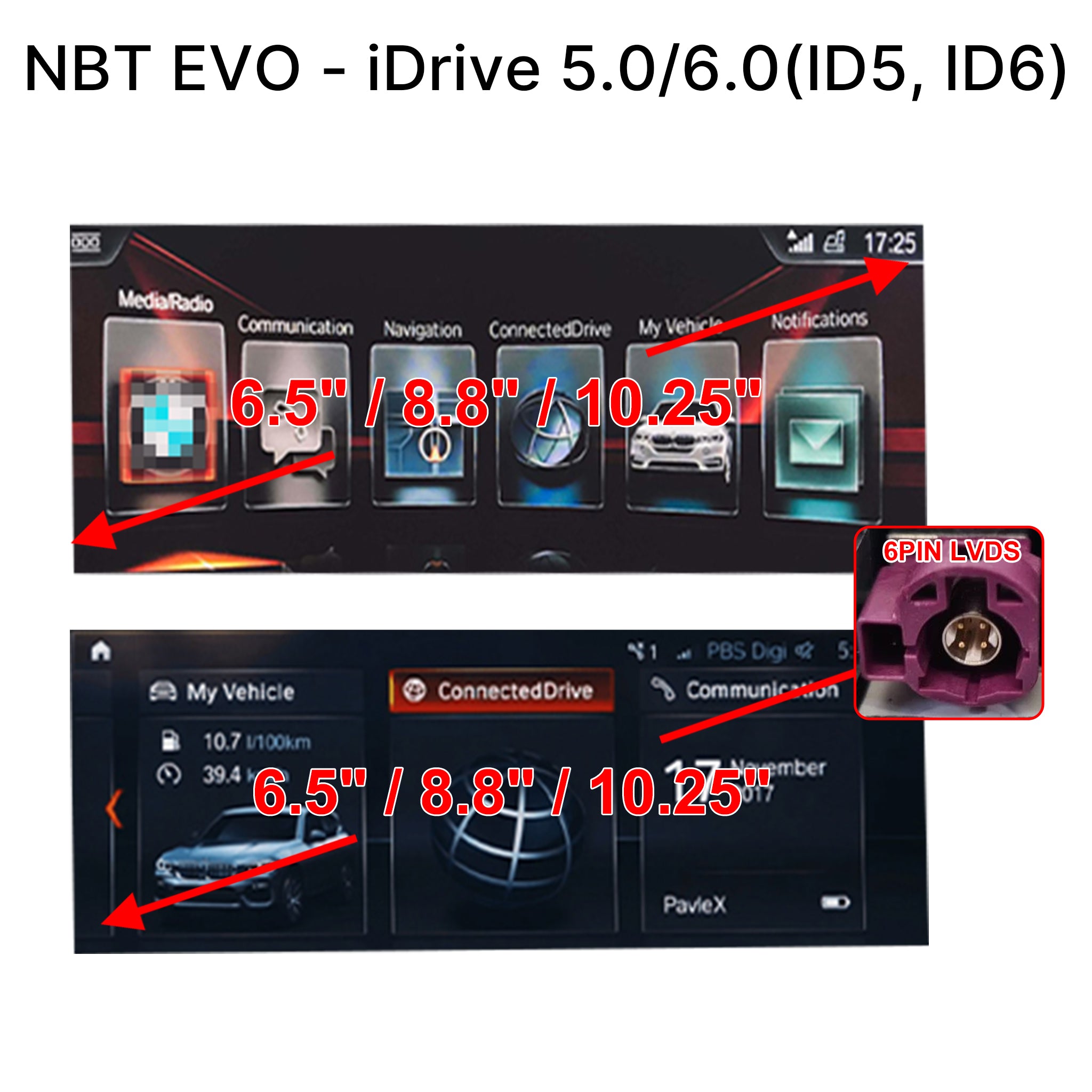 Gen3 Wireless CarPlay & Android Auto Decoder Module for BMW CCC/CIC/NBT/EVO/MGU System Upgrade