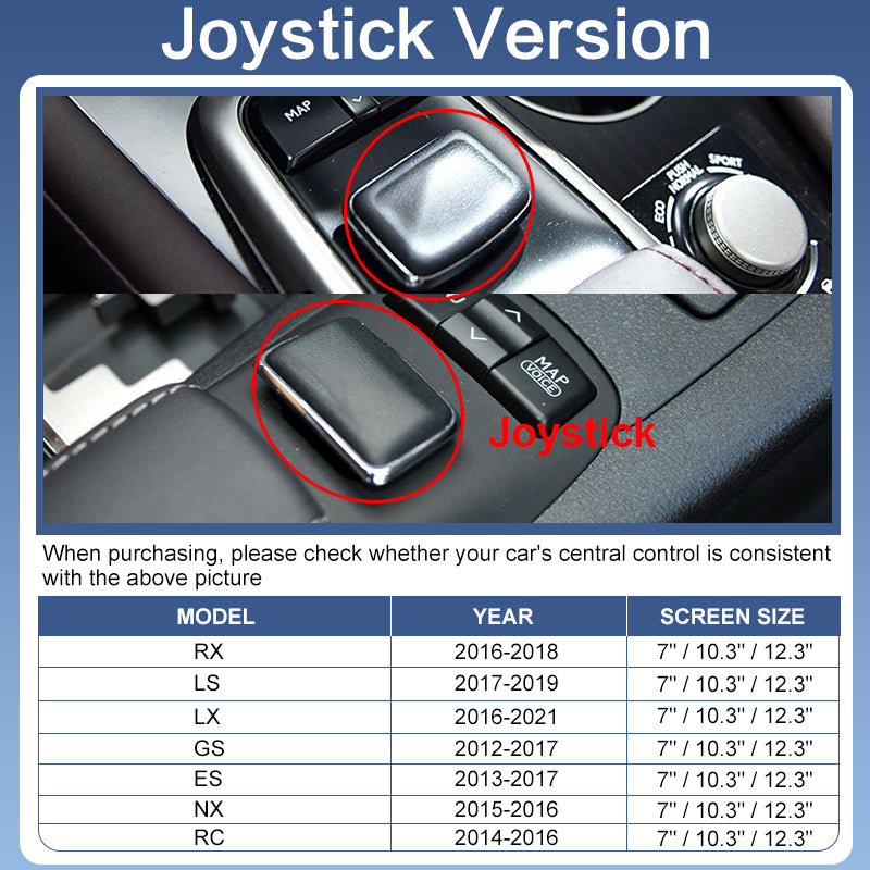 Wireless CarPlay for Lexus NX RX IS ES GS RC CT LS LX LC UX GX, 2014-2022 Android Auto Mirror Link AirPlay Car Play Functions