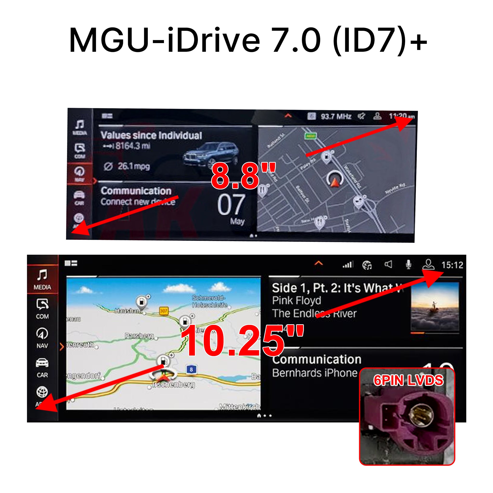 Gen3 Wireless CarPlay & Android Auto Decoder Module for BMW CCC/CIC/NBT/EVO/MGU System Upgrade