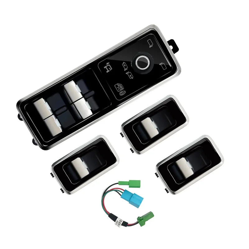 Electric Window Switch with Liquid Crystal Button for Land Rover Range Rover Sport Vogue Discovery 5 2013-2019, Power Window Mas