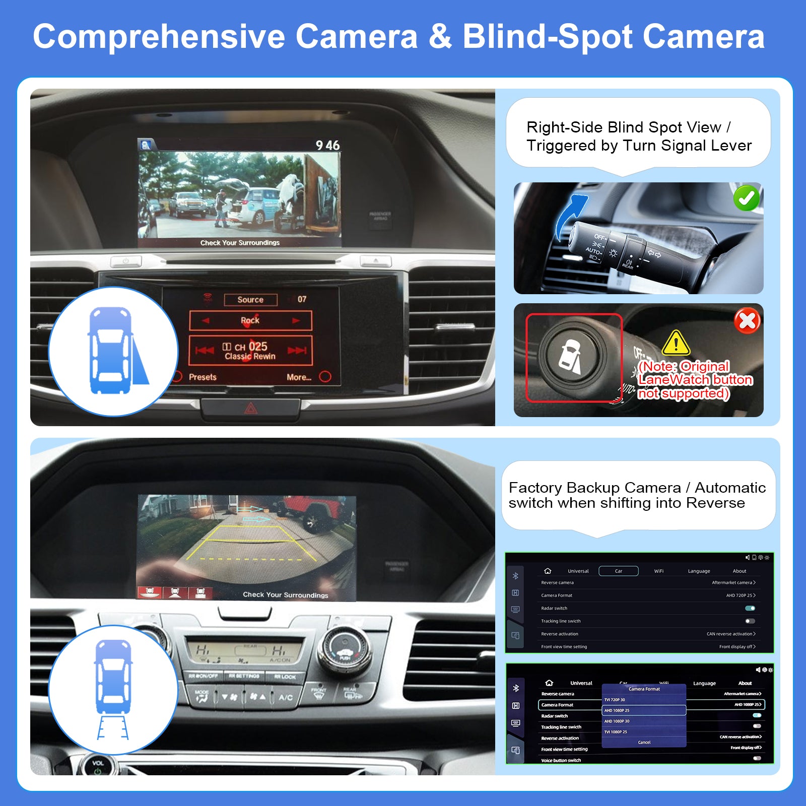 Wireless CarPlay & Android Auto Upgrade for Honda Odyssey (Dual Screen Models)