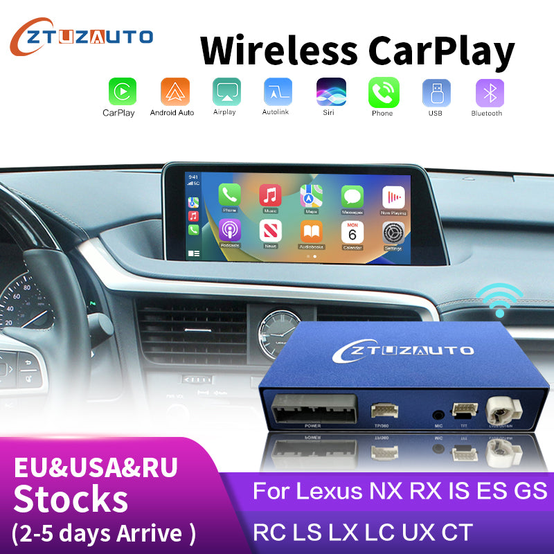 Wireless CarPlay for Lexus NX RX IS ES GS RC CT LS LX LC UX GX, 2014-2