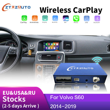 Wireless CarPlay for Volvo S60 S60L 2014-2019 7" LCD Screen Android Auto Interface Mirror Link AirPlay Car Play Function
