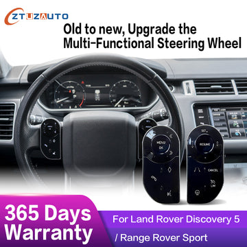 Car Touch Steering Wheel Control Buttons for Ranger Rover Sport L494/Discovery 5 LR5/Ranger Rover Vogue L405 ,Keep OEM Datas