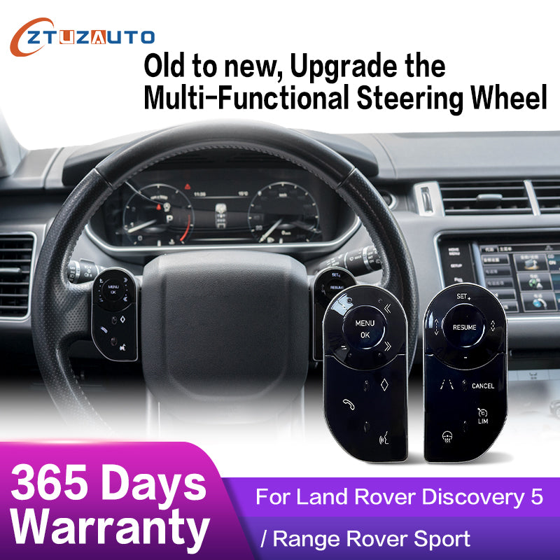 Car Touch Steering Wheel Control Buttons for Ranger Rover Sport L494/Discovery 5 LR5/Ranger Rover Vogue L405 ,Keep OEM Datas