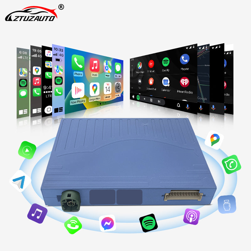 Wireless Carplay Android Auto Box for Range Rover / Land Rover Discovery 4 2009-2012 Denso Multimedia Navigation Plug and Play