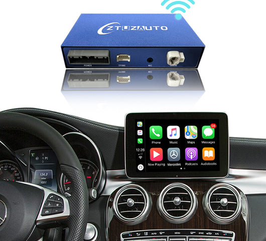 Wireless Carplay for Mercedes Benz C-Class W205 & GLC 2015-2018 GLA  CLA, with Android Auto Mirror Link Airplay Auto Play Functions