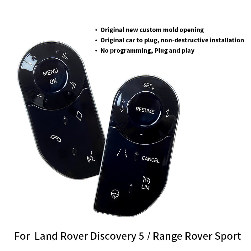Car Touch Steering Wheel Control Buttons for Ranger Rover Sport L494/Discovery 5 LR5/Ranger Rover Vogue L405 ,Keep OEM Datas