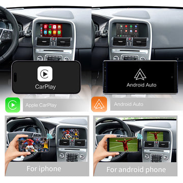 Wireless CarPlay for Volvo S60 S60L 2014-2019 7" LCD Screen Android Auto Interface Mirror Link AirPlay Car Play Function