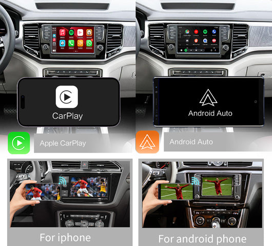 Wireless CarPlay Android Auto for Volkswagen VW Polo Golf Touareg Tiguan Teramont Passat MIB System ,  Module Box Video Interface