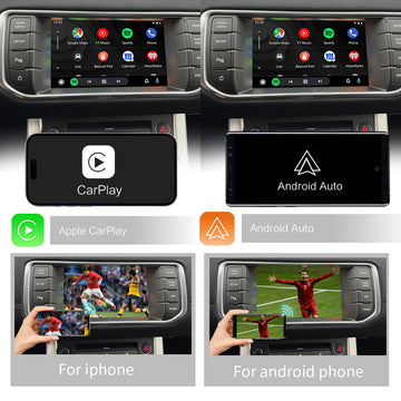 For Apple Wireless Carplay For Land Rover/Jaguar/Range Rover/Evoque/Discovery Android Auto Ai Box Multimedia USB Navigation DSP
