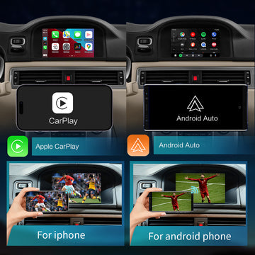 Wireless Carplay Box For Volvo V40 V60 XC60 S60 S80 Before 2014 Multimedia Android Auto Ｍodule Mirror Link Display Screen Camera